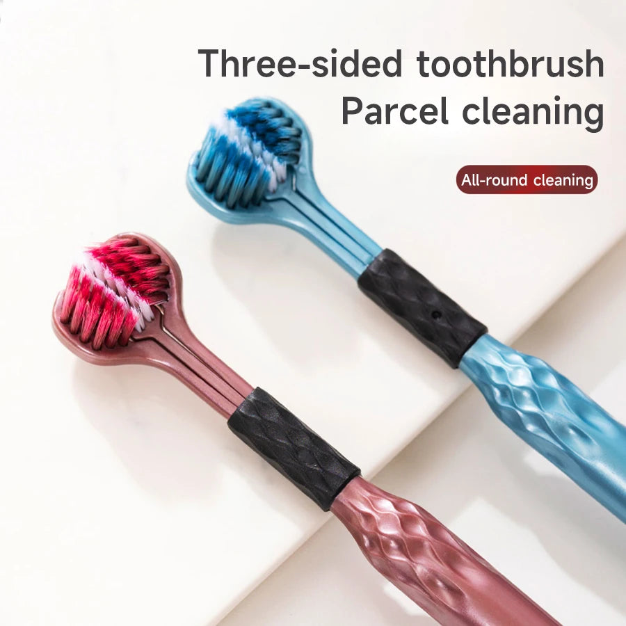 Three-Sided Tootbrush